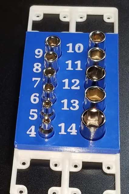 Organizator Craftsman metric de 1/4 țoli