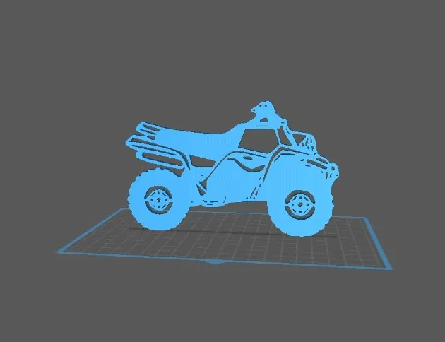 Siluetă Yamaha Banshee