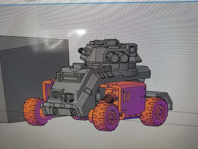 Miniatură buggy ATV