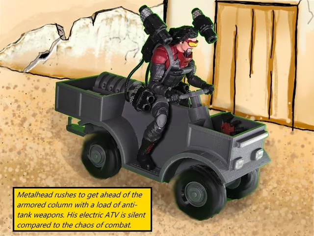 Miniatură ATV Green Goat, 1:12