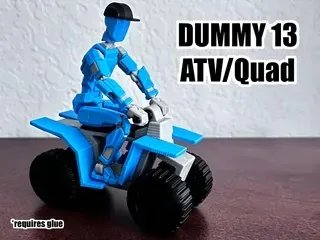 Miniatură ATV pentru figurine Dummy 13