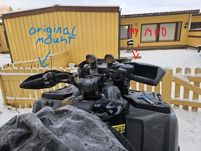 Înălțătoare protecții mâini CFMOTO