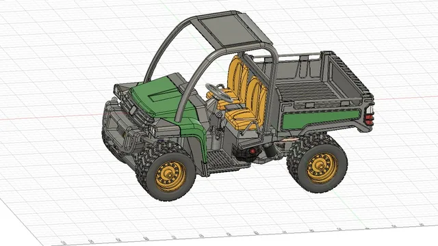 Machetă John Deere Gator 855D, 1:24