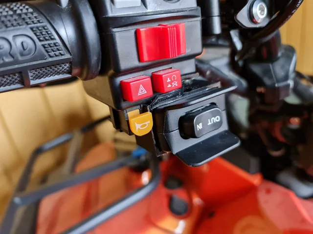 Suport buton de troliu ATV