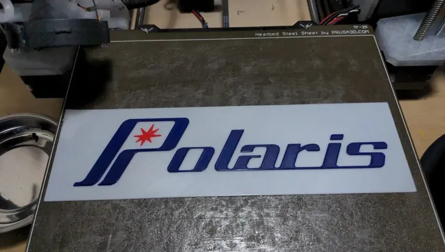 Siglă decorativă Polaris retro