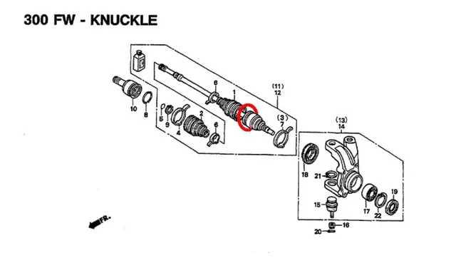 Capac conversie transmisie Honda 300