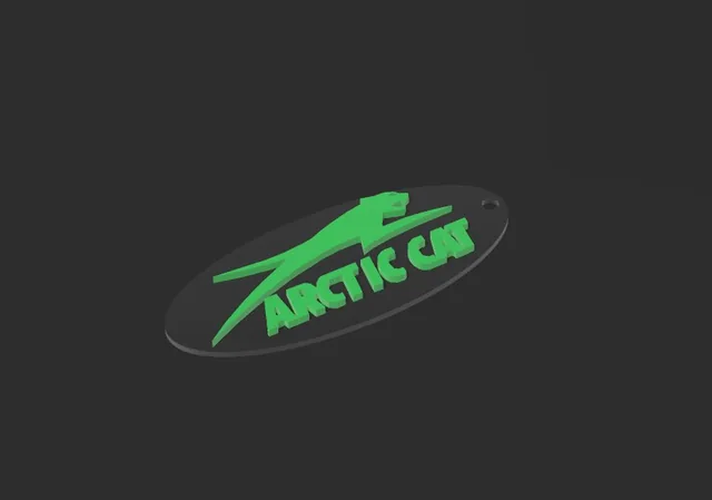 Breloc Arctic Cat, variantă contur
