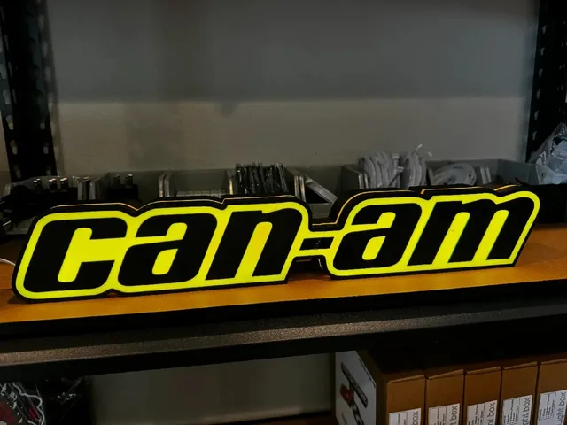 Casetă luminoasă Can-Am