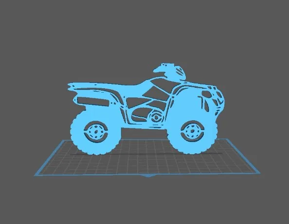 Siluetă Suzuki KingQuad