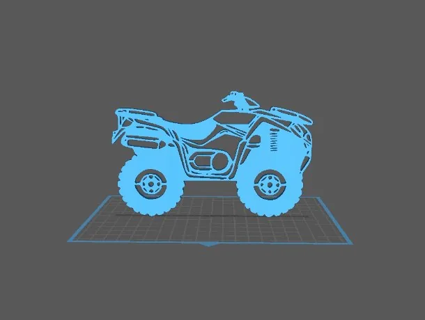 Siluetă Yamaha Grizzly
