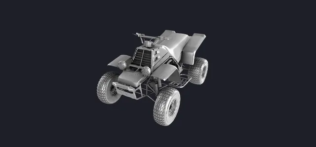 Machetă Yamaha Banshee FMF